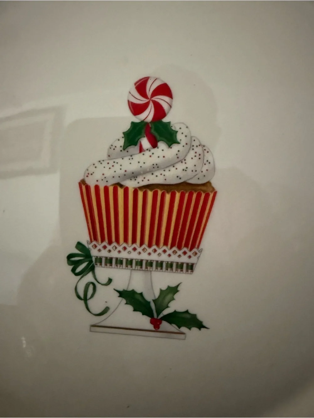 Lenox The Annual CHRISTMAS Holiday Cupcake Accent Plate 2019 9.5”